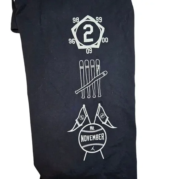 Vintage Jordan Brand Derek Jeter 3/4 Sleeve Legacy Baseball Shirt Men's Size XXL - Picture 4 of 7